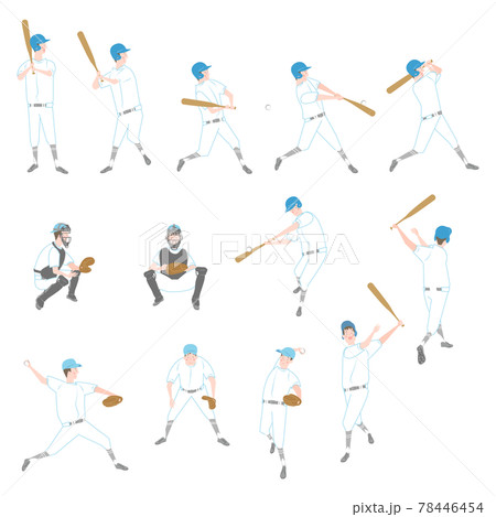 野球ヘルメットのイラスト素材