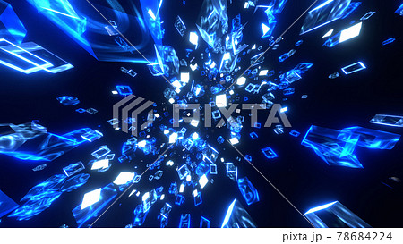 背景 青 クール かっこいいのイラスト素材