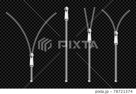 Zipper stock vector. Illustration of icon, zipper, metal - 61090557