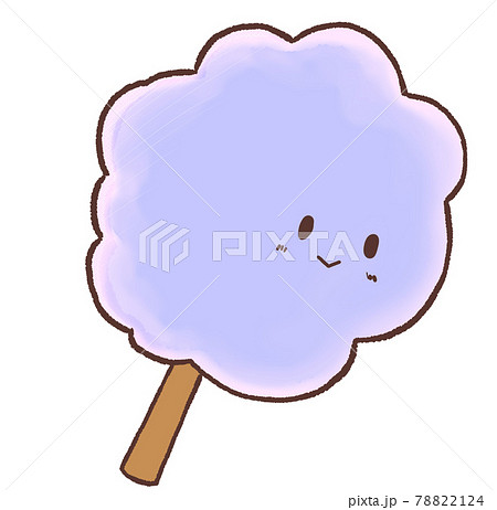 綿菓子のイラスト素材