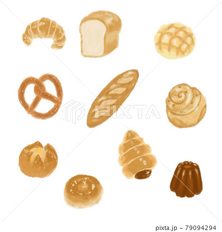 カヌレのイラスト素材