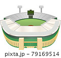 甲子園球場のイラスト素材 甲子園球場のイラスト素材