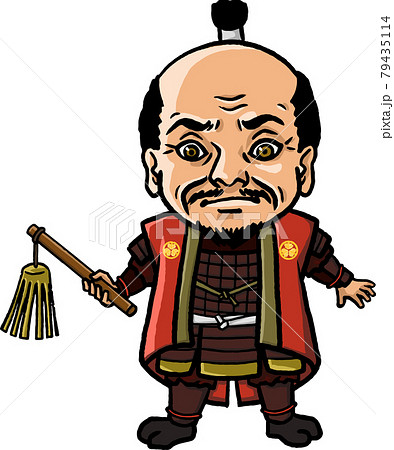 侍 武士 サムライ 可愛いのイラスト素材