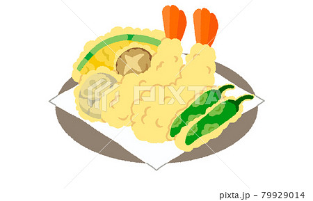 天ぷらのイラスト素材集 ピクスタ