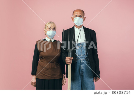 ゴシック調 男 男性 人の写真素材