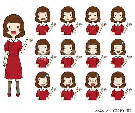 女の子 泣く 悲しい 悲しむのイラスト素材