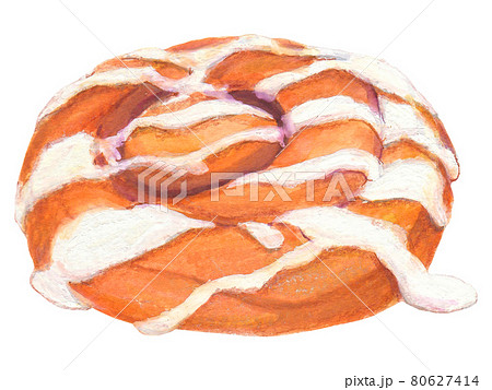シナモンロールのイラスト素材