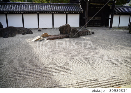 東福寺 石庭 京都の写真素材 東福寺 石庭 京都の写真素材