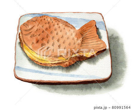 たい焼きのイラスト素材