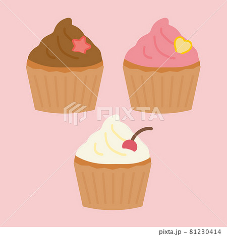 マフィンのイラスト素材