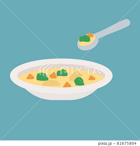クリームシチューのイラスト素材