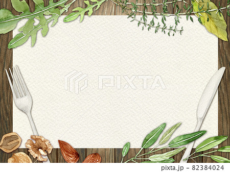 ランチョンマットのイラスト素材