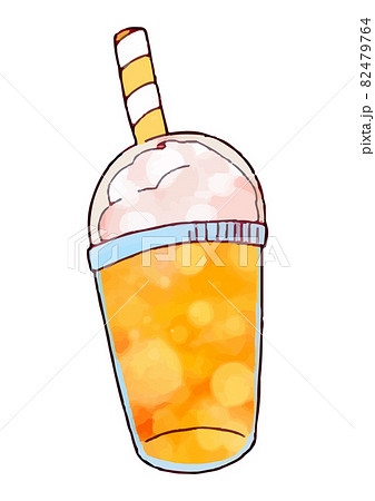 生クリーム ホイップクリーム かわいい アイコンのイラスト素材