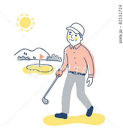 ゴルフのイラスト素材集 ピクスタ ゴルフのイラスト素材集 ピクスタ