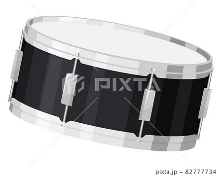 スネアドラムのイラスト素材