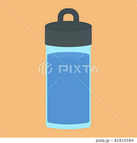 水筒 かわいい レジャーのイラスト素材