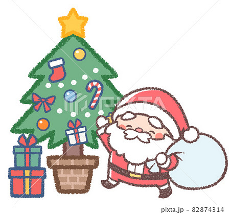 サンタとツリー　絵画 Amazon.co.jp: キャンバス上の絵画 - 6 つの有名なアート油絵