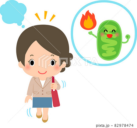 ミトコンドリアのイラスト素材
