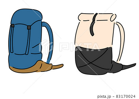 登山リュックのイラスト素材 登山リュックのイラスト素材