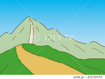 山道のイラスト素材 山道のイラスト素材