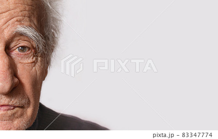 グランドパパ おじいちゃん 白人の写真素材