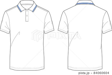 Blank black polo shirt mock up, different views - Stock Illustration  [72713617] - PIXTA