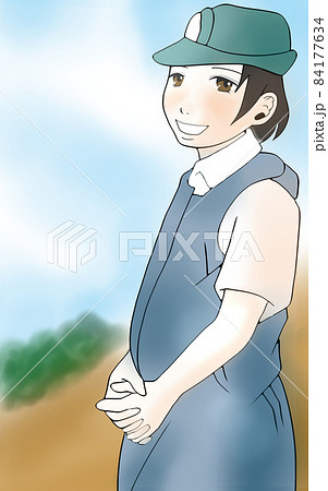 陸上自衛隊 制服のイラスト素材