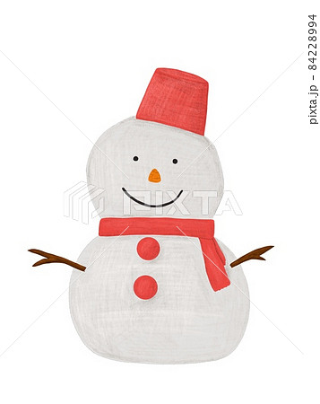 スノーマンのイラスト素材