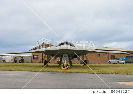 ステルス 戦闘機 基地 X 47の写真素材