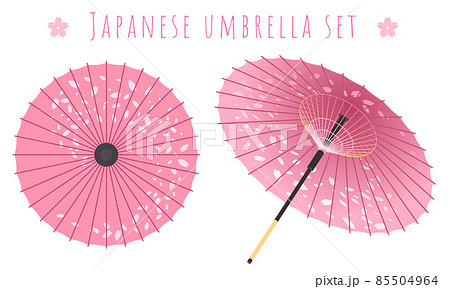 和傘のイラスト素材