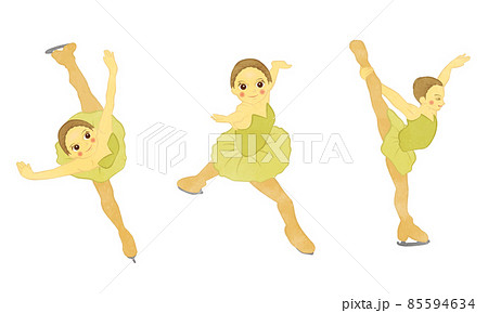 フィギュアスケートのイラスト素材集 ピクスタ
