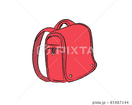 かわいい 手書き風 学校 小学校のイラスト素材