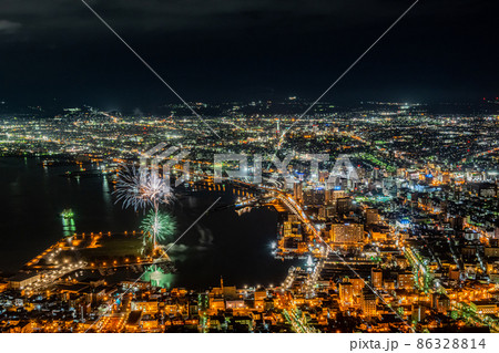 函館山夜景の写真素材 函館山夜景の写真素材
