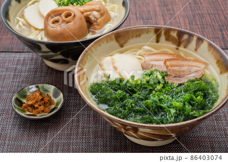 沖縄料理の写真素材