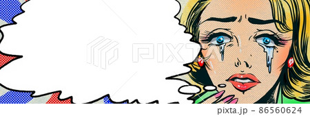 女 アメコミのイラスト素材