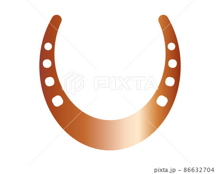 馬蹄のイラスト素材