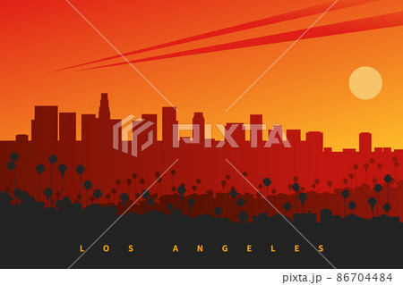 hollywood skyline silhouette