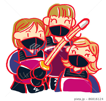 剣道のイラスト素材集 ピクスタ