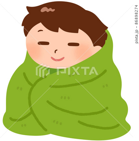 毛布のイラスト素材