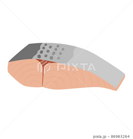 鰆 切り身のイラスト素材