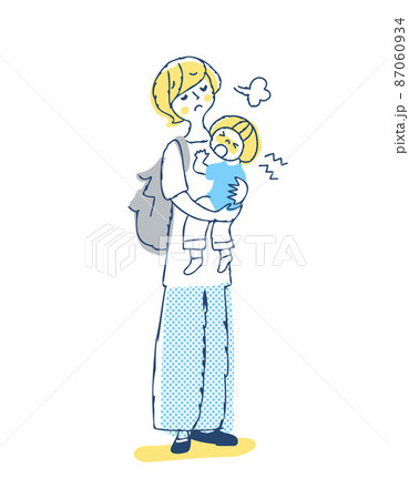 1歳 赤ちゃんのイラスト素材