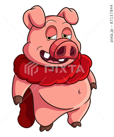cartoon pig ugly cute Illustrations - PIXTA