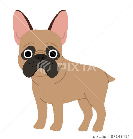 フレンチ ブルドッグのイラスト素材 フレンチ ブルドッグのイラスト素材