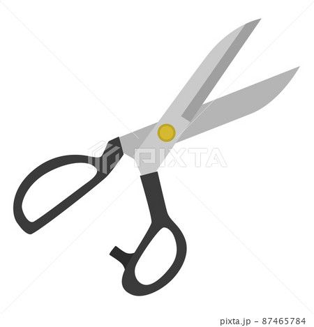 裁ちばさみのイラスト素材
