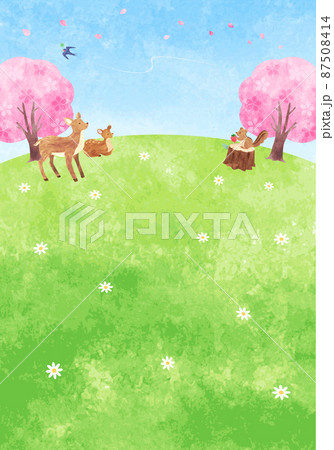 森の動物のイラスト素材 森の動物のイラスト素材