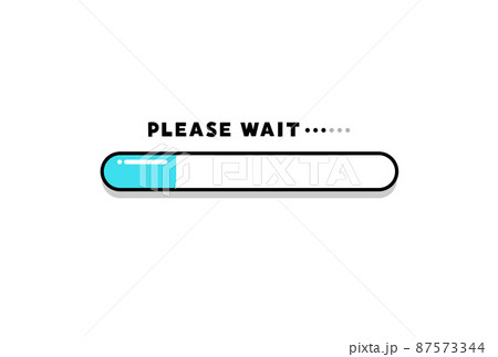 進行中のイラスト素材 進行中のイラスト素材