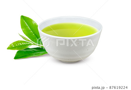 お茶の葉のイラスト素材