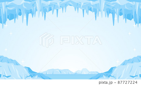 つらら イラスト 氷柱の写真素材 - PIXTA