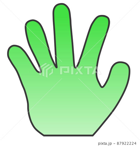 じゃんけん 手 パー 手のひらのイラスト素材 じゃんけん 手 パー 手のひらのイラスト素材