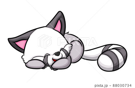 眠そうな顔のイラスト素材 眠そうな顔のイラスト素材